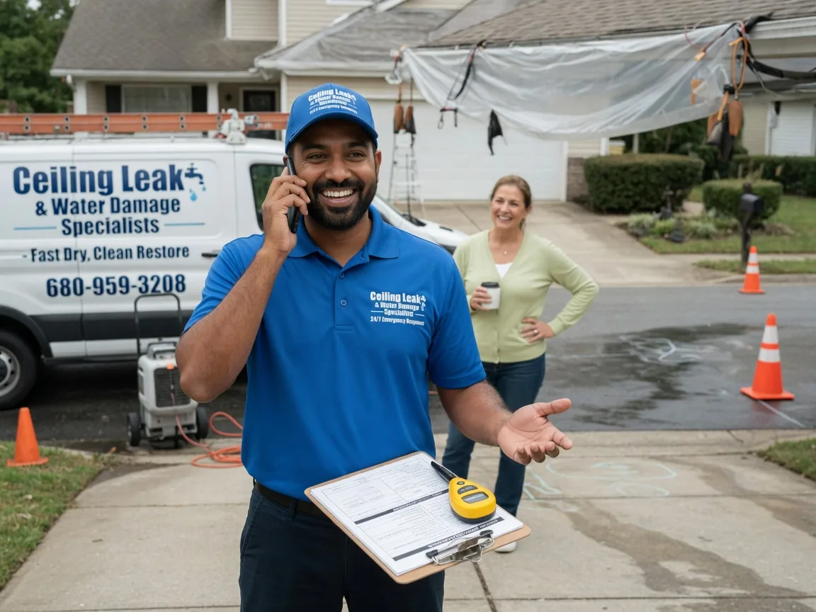 Ceiling Leak Cleanup Pound, WI FAQs